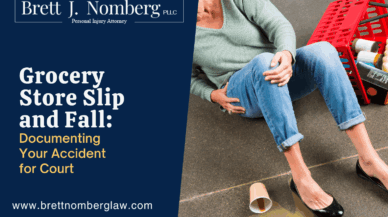 Grocery Store Slip and Fall: Documenting Your Accident for Court